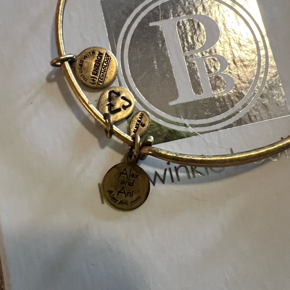 Alex and Ani womens gold bracelet with mermaid charm - Picture 3 of 4